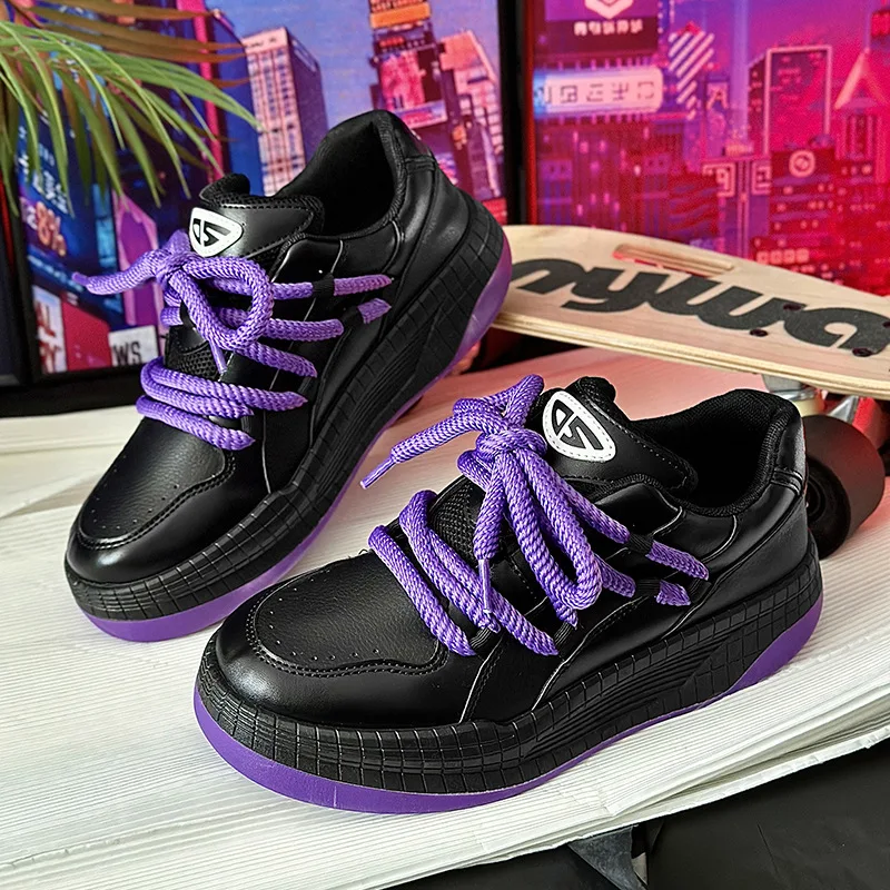 Streetwear Brand Shoes - รองเท้าผ้าใบผู้ชายแบรนด์แท้ รุ่นใหม่ปี 2025 สไตล์สตรีท สเก็ตบอร์ด ลำลอง