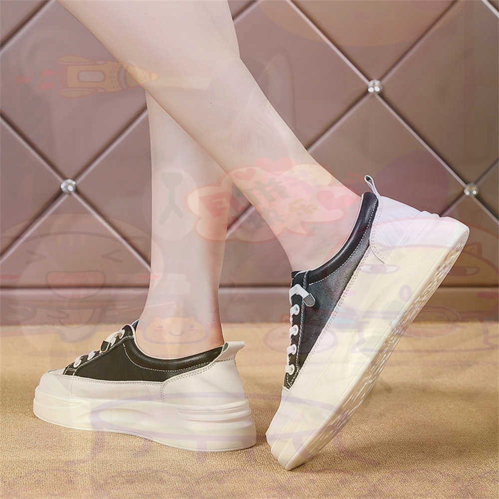 Best Streetwear Brand Uk - LACE-up Chunky Loafers ผู้หญิงสเก็ตบอร์ดกีฬารองเท้าตะกร้ารองเท้าผ้าใบจริงแบบพกพาข่าวตะกร้า Teni ที่มีคุณภาพสูง