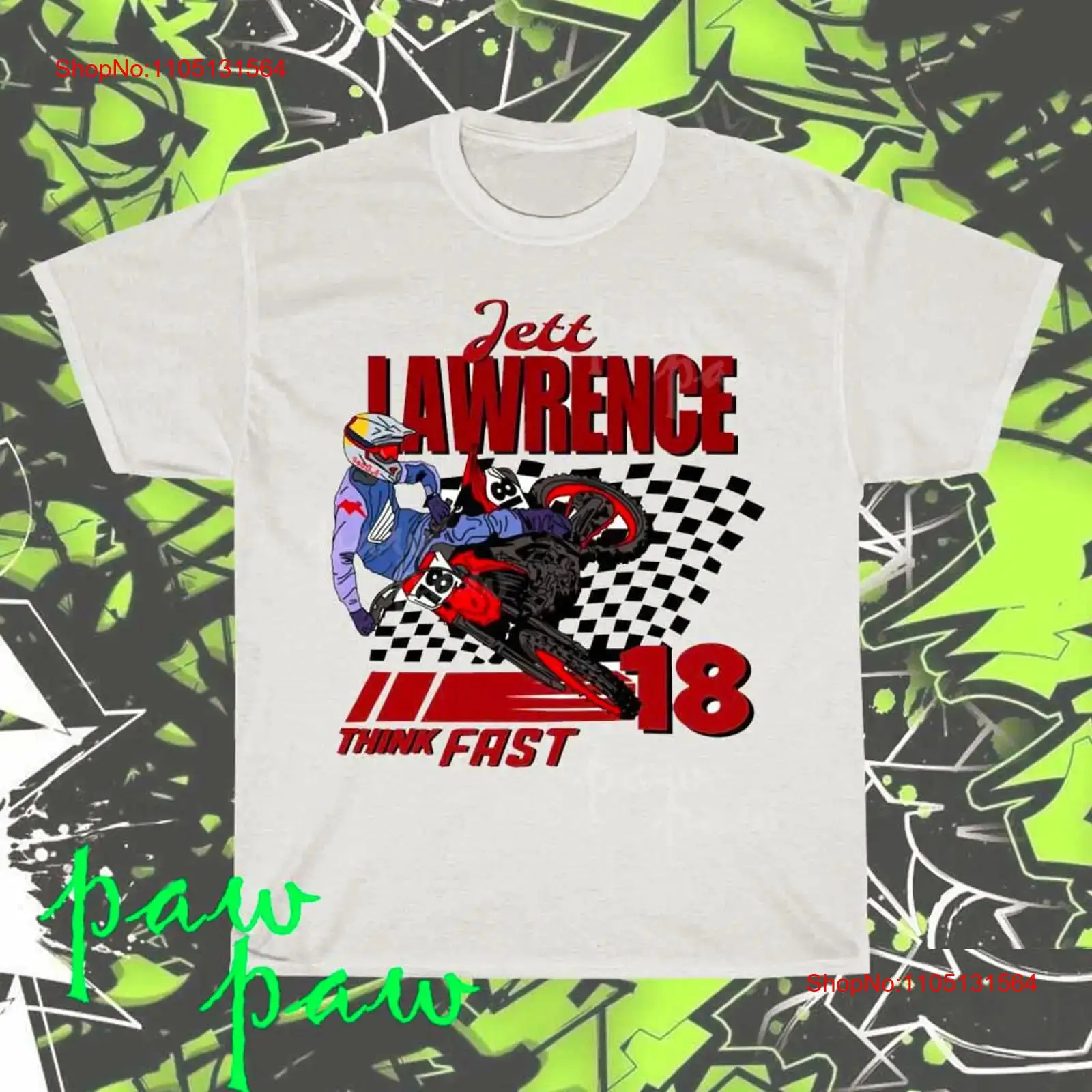 Streetwear Brand For Men - เสื้อยืดลายกราฟิก Jett Lawrence HD ของแท้ ใหม่เอี่ยม