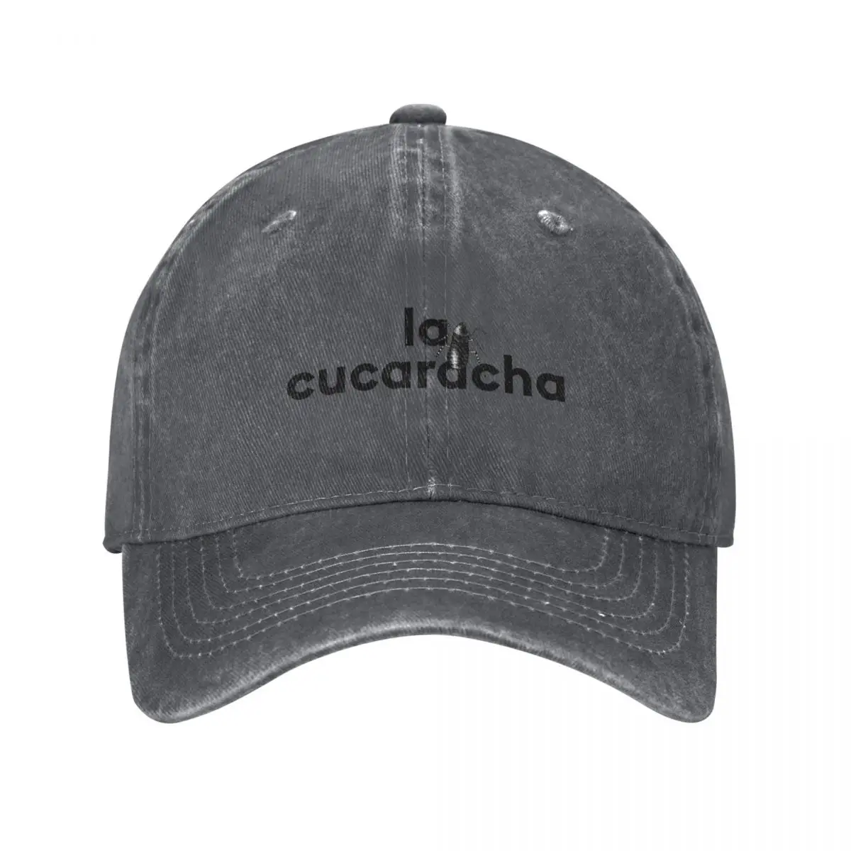 Streetwear Brand La - หมวกเบสบอลลายพิมพ์ La cucaracha พร้อมลายแมลงสาบ สตรีทแวร์ กระเป๋าชายหาด