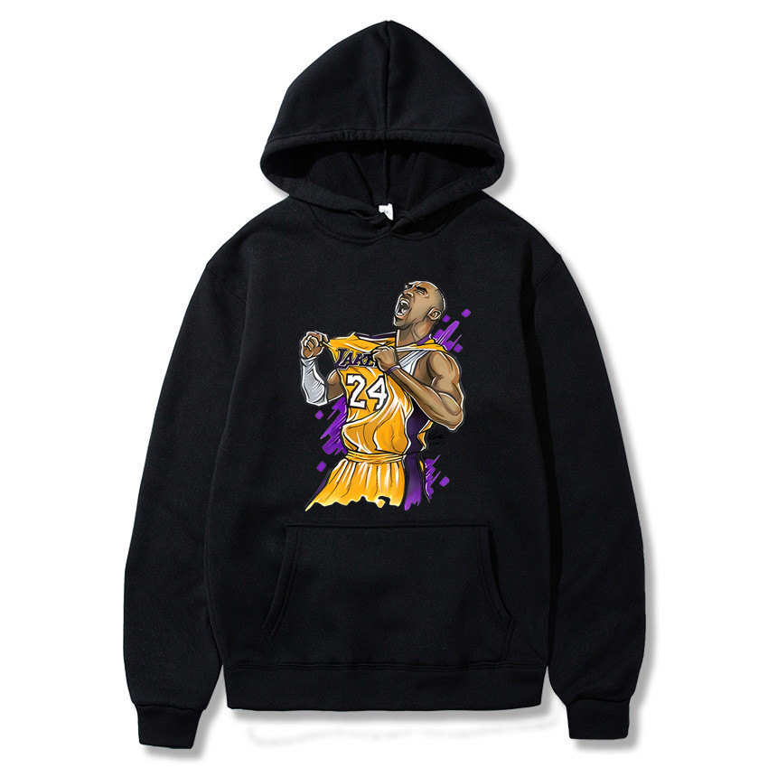 Streetwear Outfit Brand - เสื้อฮู้ดดี้โอเวอร์ไซส์แบรนด์หรู Kobe รุ่นใหม่ประจำฤดูหนาวปี 2026 สำหรับผู้ชายและผู้หญิง เนื้อผ้านุ่ม