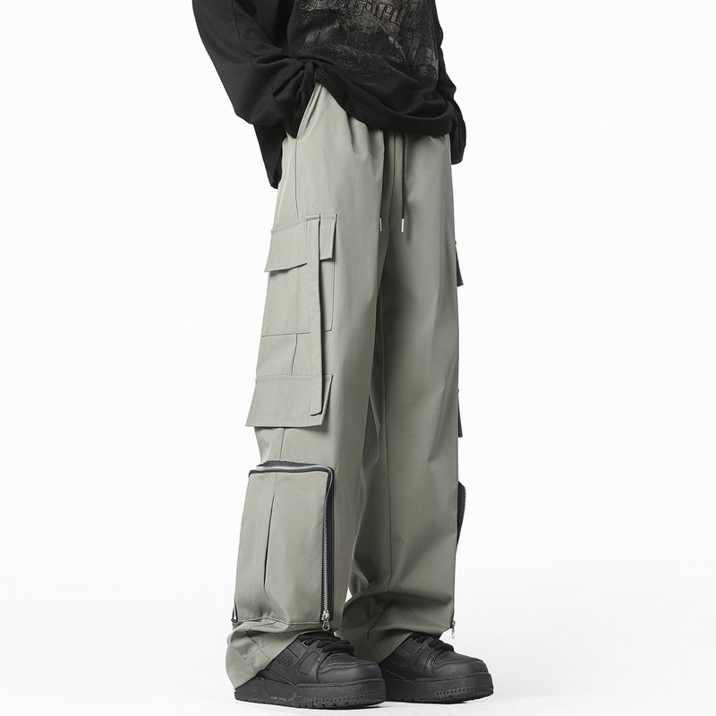 Streetwear Brand Joggers - กางเกงคาร์โก้แฟชั่นผู้ชาย กางเกงจ็อกเกอร์ทรงหลวม กางเกงฮาเร็มฮิปฮอป กางเกงลำลองแบรนด์ดัง กางเกงโอเวอร์ไซส์ สตรีทแวร์ผู้ชาย