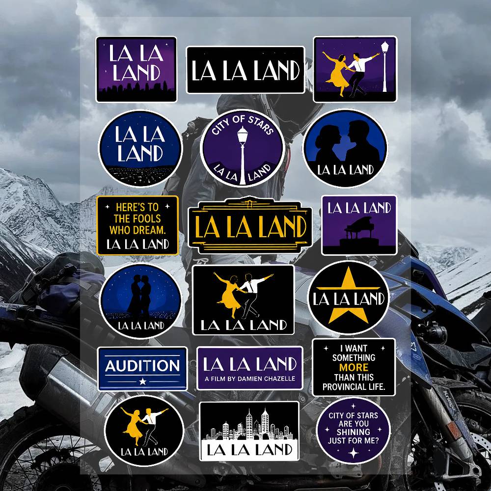 Streetwear Brand La - ชุดสติกเกอร์แบรนด์ A-La La Ld-and Streetwear สติกเกอร์ไวนิลกันน้ำสำหรับแล็ปท็อป
