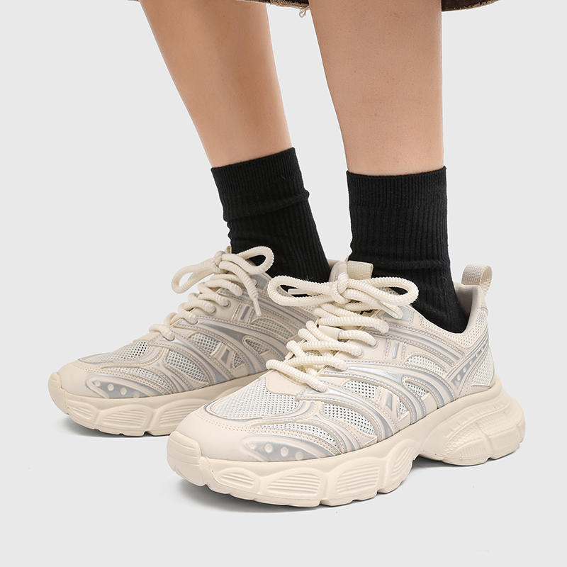 Streetwear Brand Shoes - Niche แบรนด์ฤดูใบไม้ผลิใหม่ตาข่าย Breathable Street กีฬาสไตล์รองเท้าผ้าใบสําหรับชาย Ombre