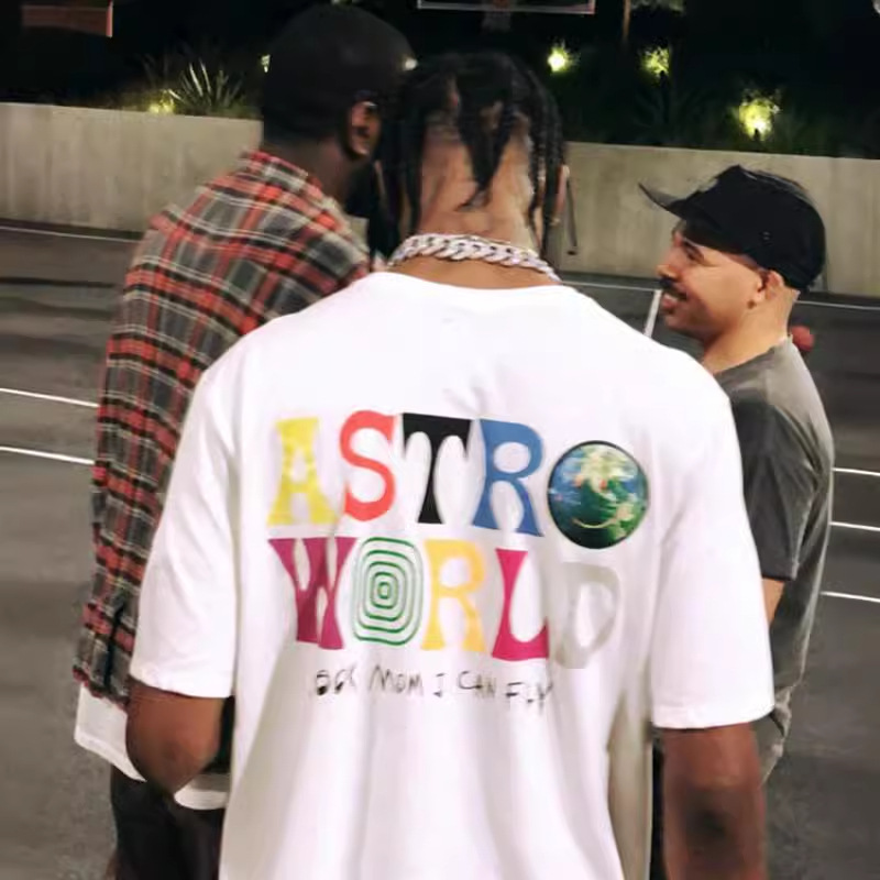 Cactus Jack Tee - แคคตัสแจ็ค ASTROWORLD เสื้อยืดดู Mom I Can