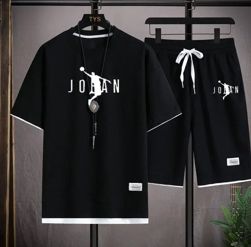 Streetwear Outfit Brand - ชุดเซ็ต 2 ชิ้นสำหรับผู้ชาย ฤดูร้อน ปี 2026