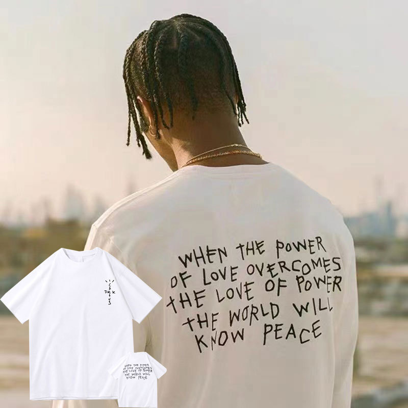 Cactus Jack Tee - ใหม่แคคตัสแจ็คTshirtน่ากลัวStreetwearขนาดใหญ่เสื้อTผู้ชายผู้หญิงแฟชั่นหลวมเสื้อยืดบุรุษHip Hop Trend Teeแขนสั้น