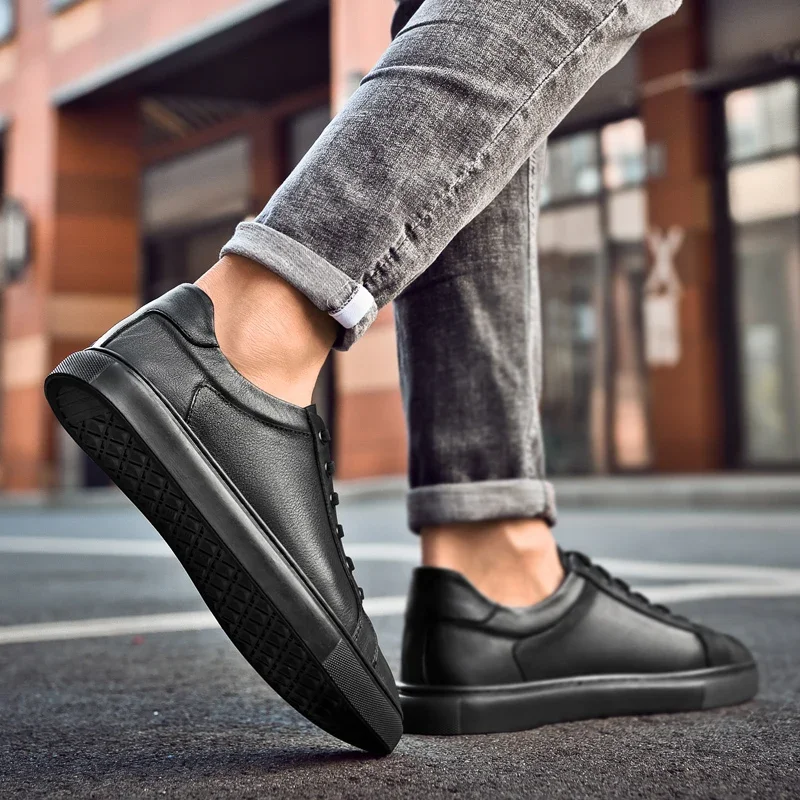 ผู้ชายแฟชั่นแบรนด์รองเท้าหนังแ - Streetwear Brand Shoes บทวิจารณ์และราคา