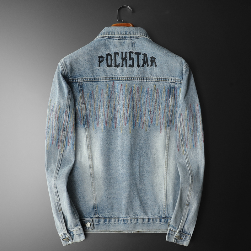 ยี่ห้อVINTAGEล้างDENIMแจ็คเก็ต - Streetwear High End Brand บทวิจารณ์และราคา