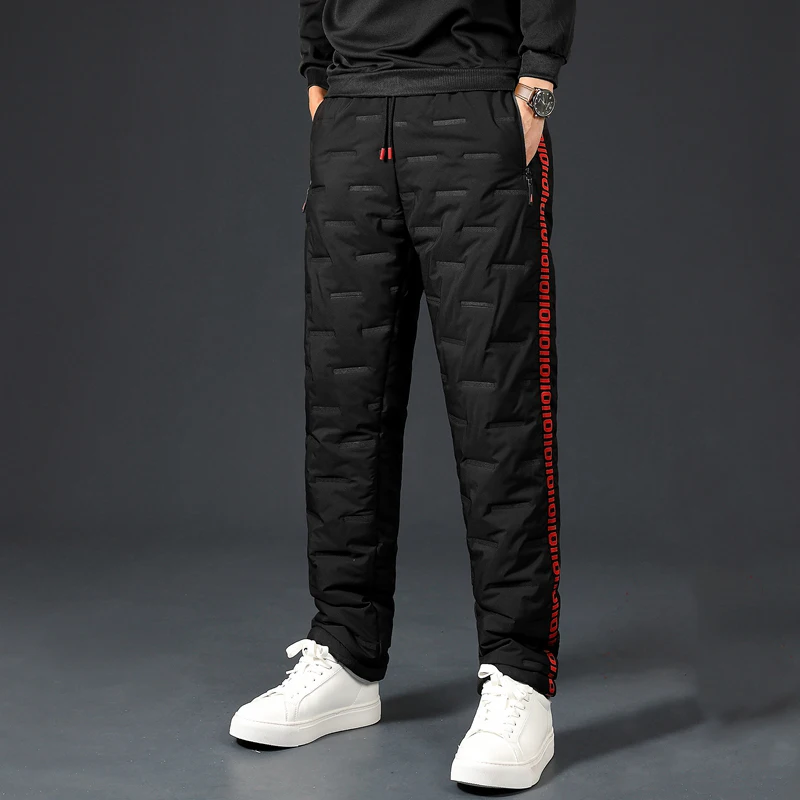 ฤดูหนาว Lambswool ลงกางเกง WAR - Streetwear Brand Joggers บทวิจารณ์และราคา