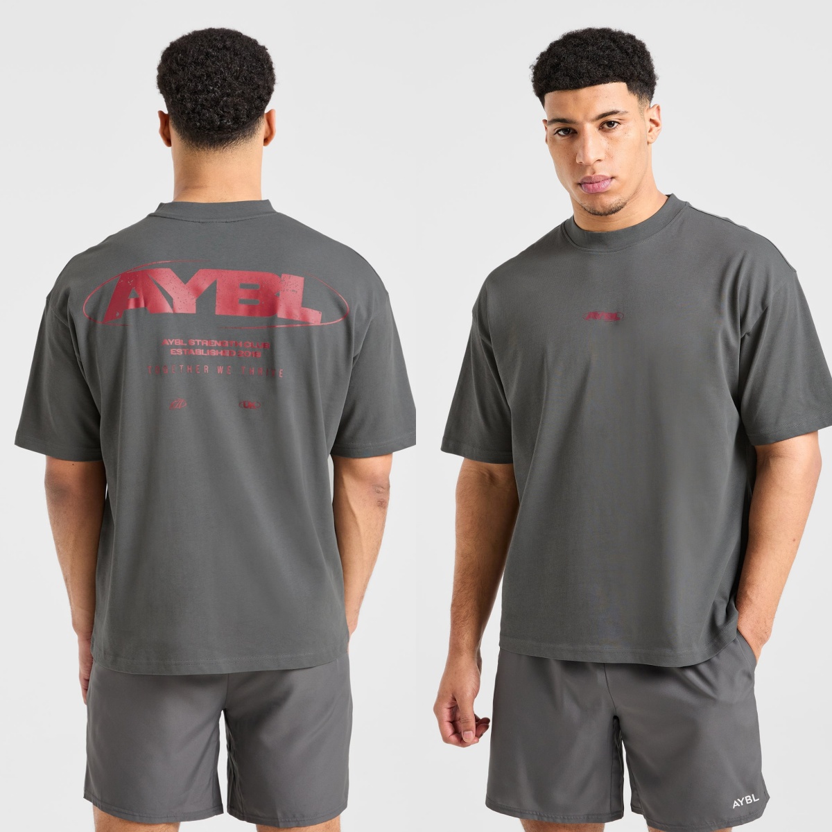 โลโก้สีแดงเสื้อยืดแบรนด์ฟิตเนส - Streetwear Brand Red Logo บทวิจารณ์และราคา