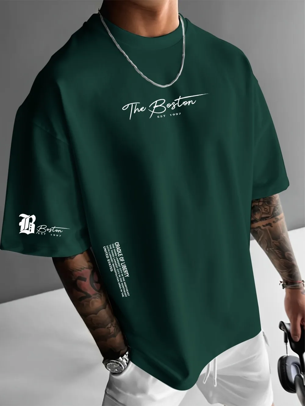 เสื้อยืดพิมพ์ลายตัวอักษรแบรนด์ - Streetwear Brand Top บทวิจารณ์และราคา