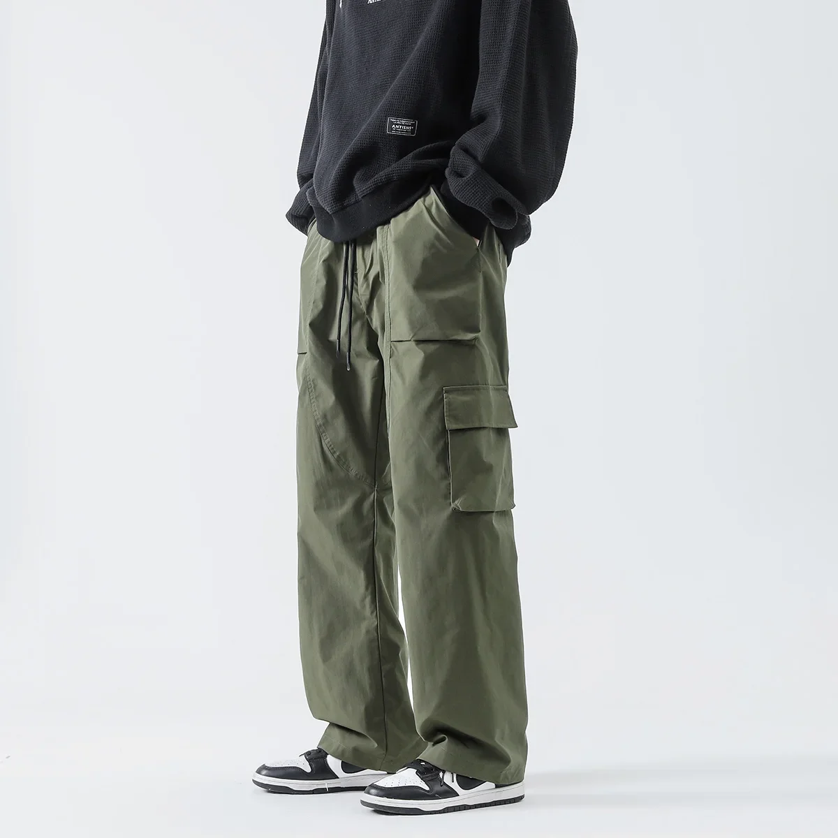 กางเกงคาร์โก้ฮิปฮอปจ๊อกกิ้งแนว - Streetwear Brand บทวิจารณ์และราคา