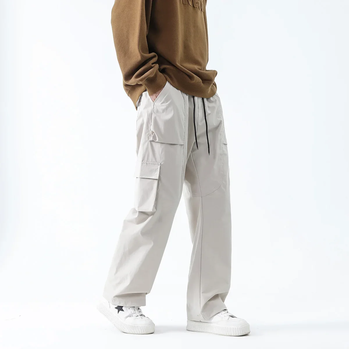 กางเกงคาร์โก้ฮิปฮอปจ๊อกกิ้งแนว - Streetwear Brand บทวิจารณ์และราคา