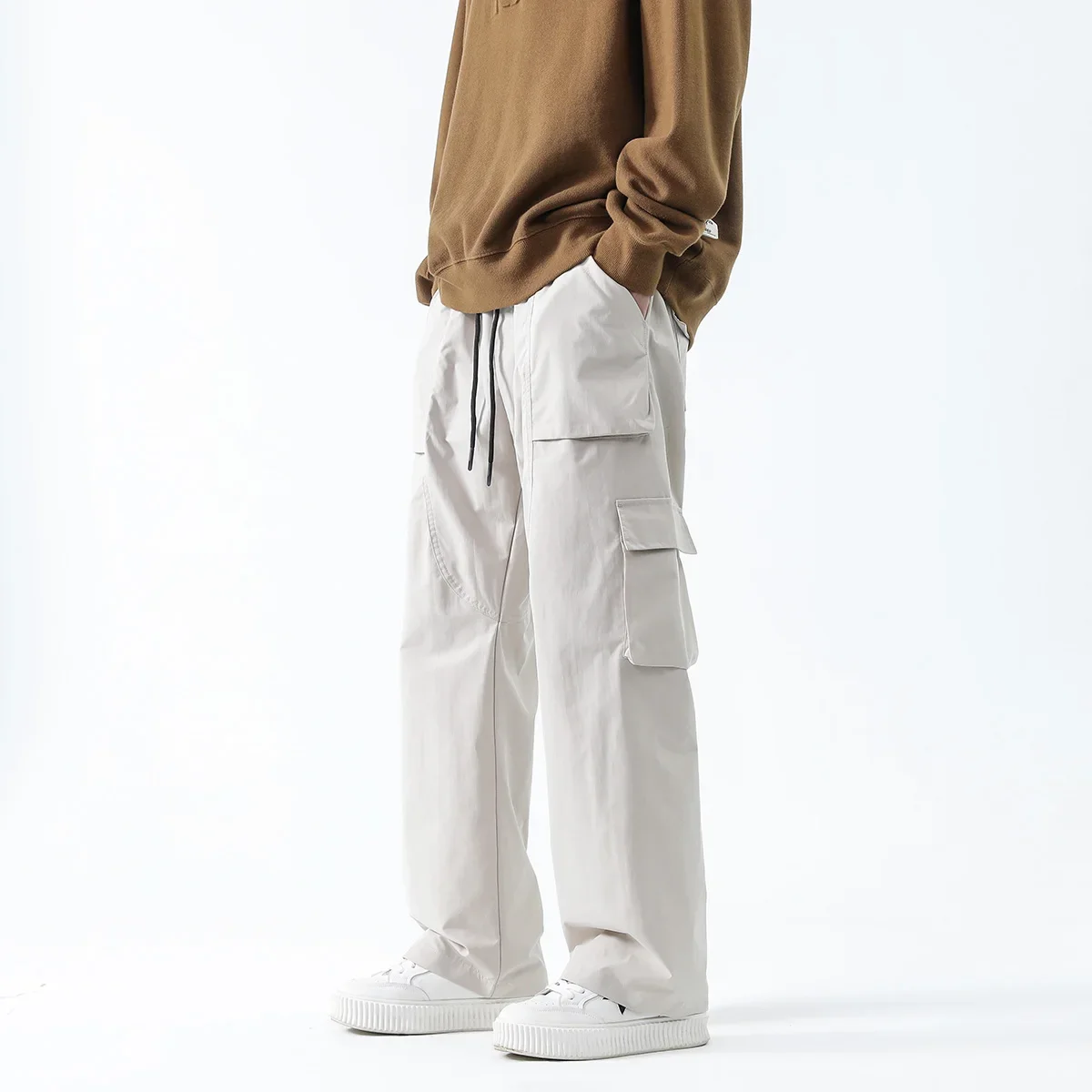 กางเกงคาร์โก้ฮิปฮอปจ๊อกกิ้งแนว - Streetwear Brand บทวิจารณ์และราคา