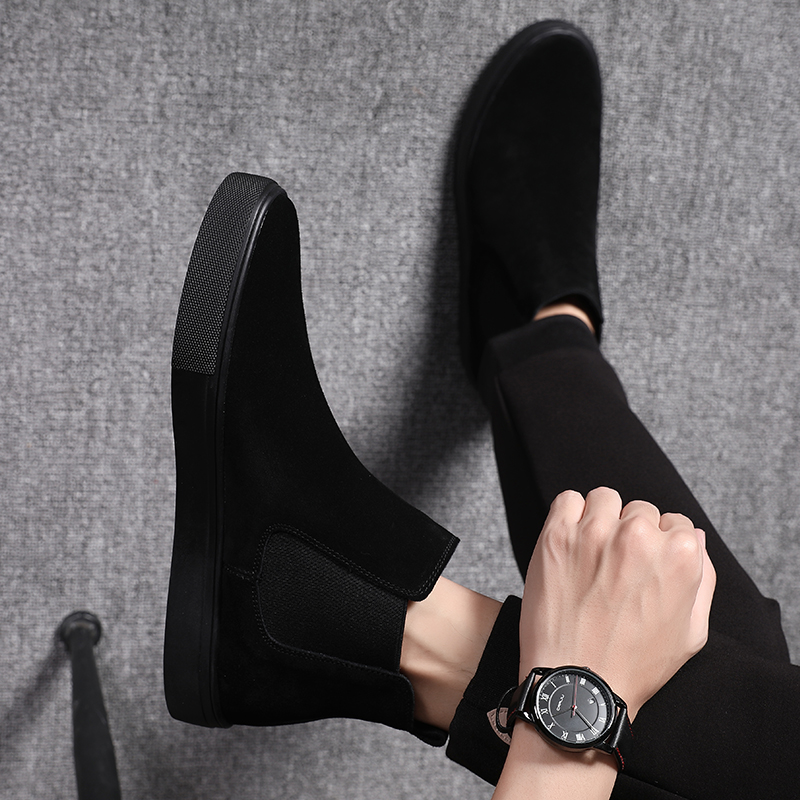 รองเท้าบูทเชลซีลำลองผู้ชายแบรน - Streetwear Brand Shoes บทวิจารณ์และราคา