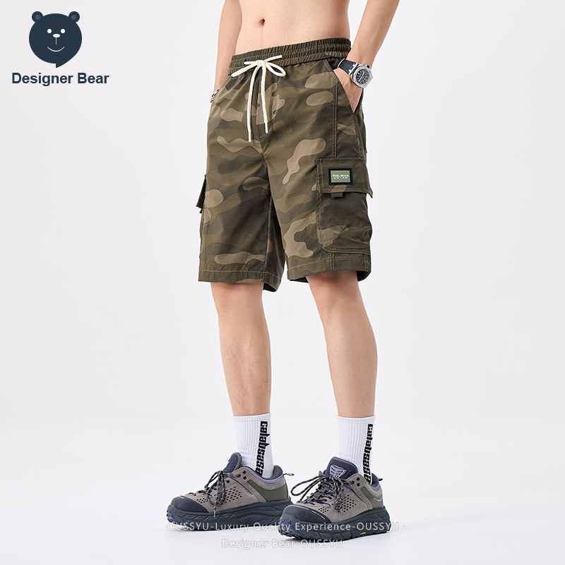 กางเกงขาสั้นคาร์โก้ลายพรางสำหร - Streetwear Brand For Men บทวิจารณ์และราคา