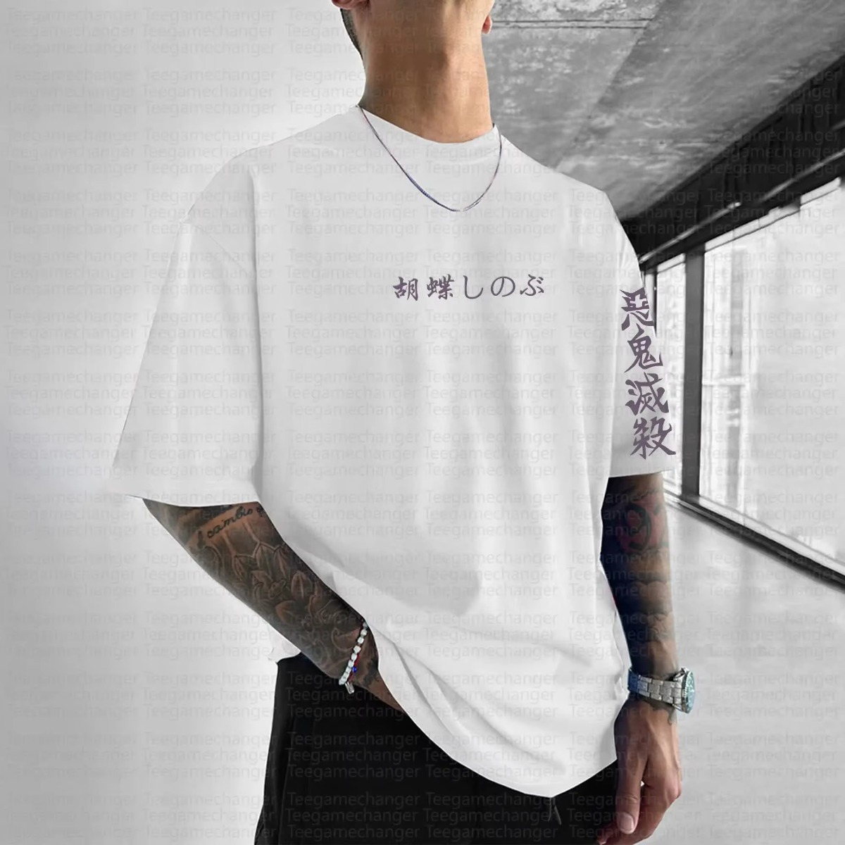 เสื้อยืดลายตัวละครอนิเมะดาบพิฆ - Streetwear Brand Shoes บทวิจารณ์และราคา