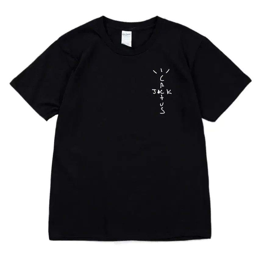 เสื้อยืดแขนสั้นสไตล์ฮิปฮอปผ้าฝ - Cactus Jack Tee บทวิจารณ์และราคา