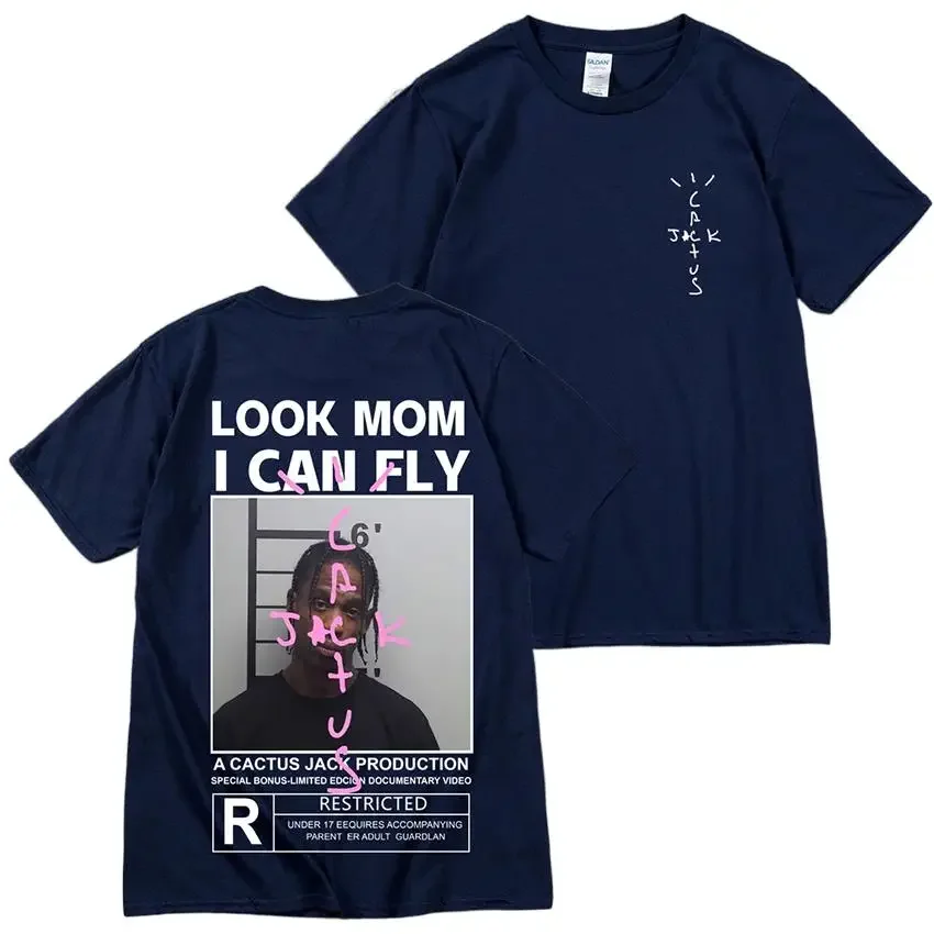 เสื้อยืดแขนสั้นสไตล์ฮิปฮอปผ้าฝ - Cactus Jack Tee บทวิจารณ์และราคา