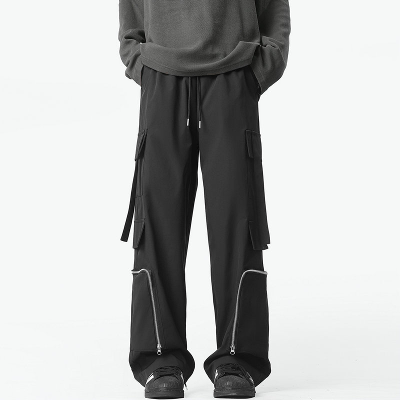 กางเกงคาร์โก้แฟชั่นผู้ชาย กางเ - Streetwear Brand Joggers บทวิจารณ์และราคา