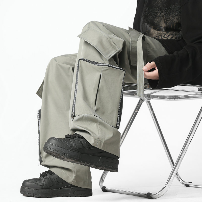 กางเกงคาร์โก้แฟชั่นผู้ชาย กางเ - Streetwear Brand Joggers บทวิจารณ์และราคา