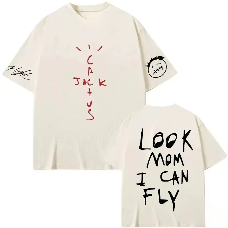 เสื้อยืดแฟชั่นสำหรับแฟนๆ ของขว - Cactus Jack Tee บทวิจารณ์และราคา
