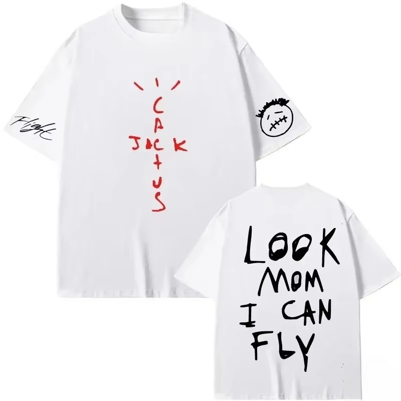 เสื้อยืดแฟชั่นสำหรับแฟนๆ ของขว - Cactus Jack Tee บทวิจารณ์และราคา