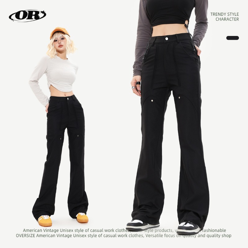 กางเกงขายาวทรงตรงสไตล์วินเทจยี - Streetwear Brand La บทวิจารณ์และราคา