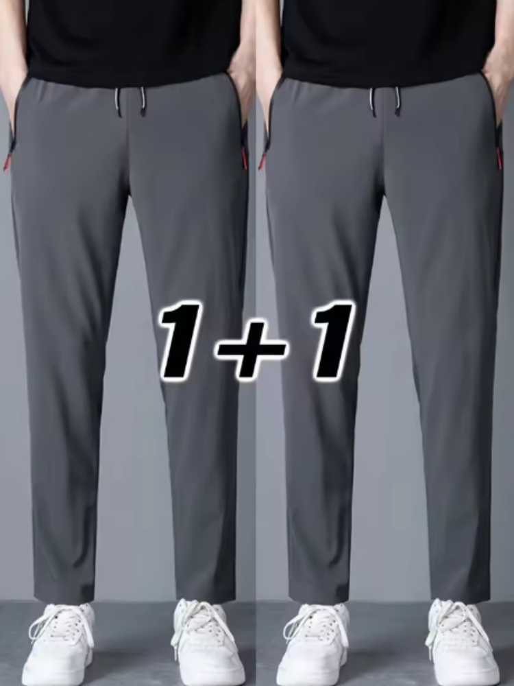 2 ชิ้น กางเกงลำลองผู้ชาย ยืดหย - Streetwear Brand บทวิจารณ์และราคา