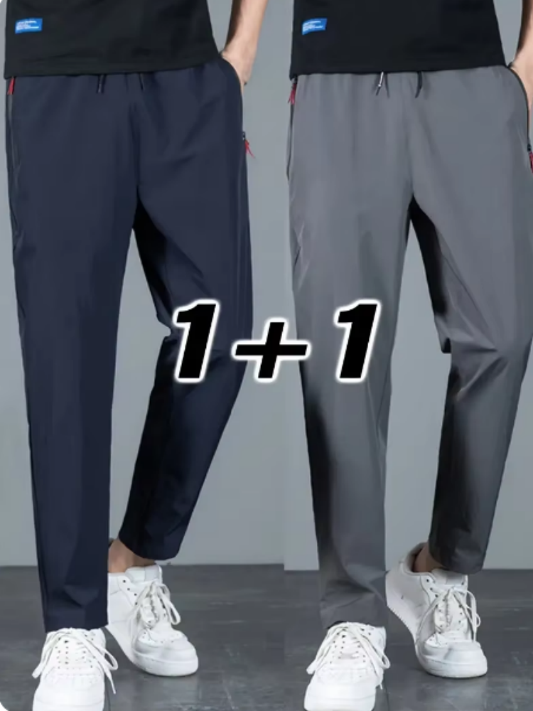 2 ชิ้น กางเกงลำลองผู้ชาย ยืดหย - Streetwear Brand บทวิจารณ์และราคา