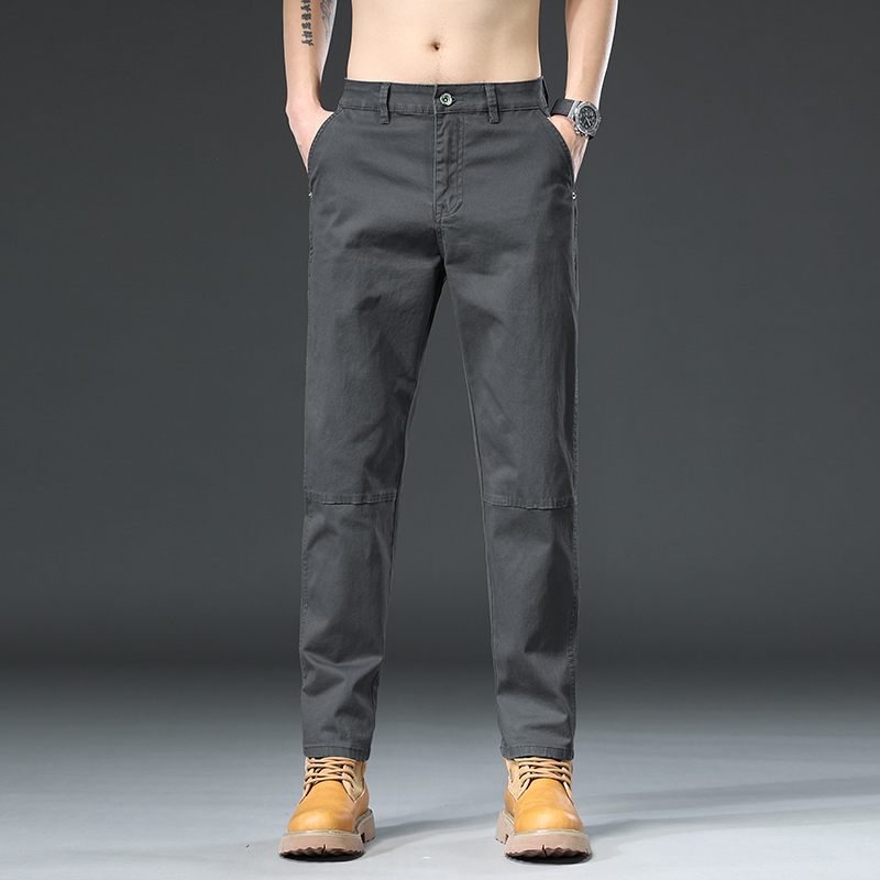 กางเกงคาร์โก้ผู้ชายผ้าฝ้าย 97% - Streetwear Brand บทวิจารณ์และราคา