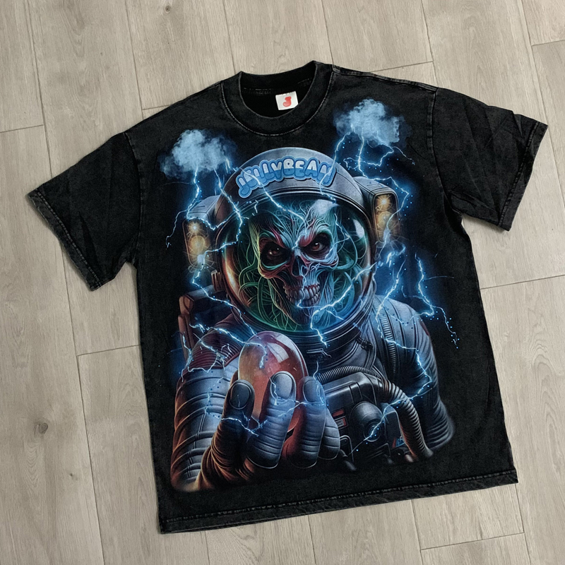 เสื้อยืดแขนสั้นสไตล์อเมริกันแบ - Streetwear High End Brand บทวิจารณ์และราคา