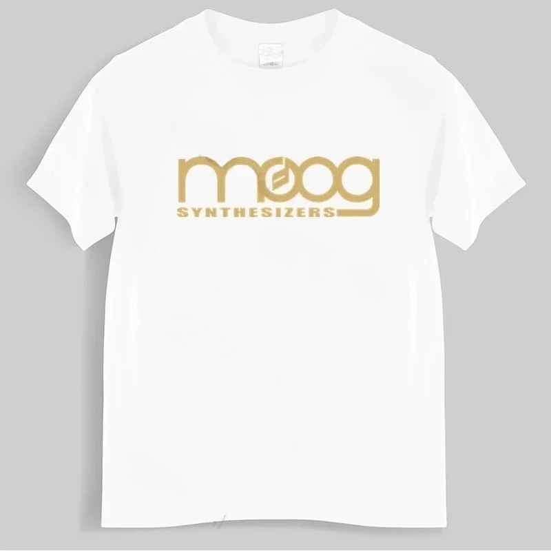 Moog เสื้อยืดแขนสั้นพิมพ์ลายสี - Streetwear Brand Top บทวิจารณ์และราคา