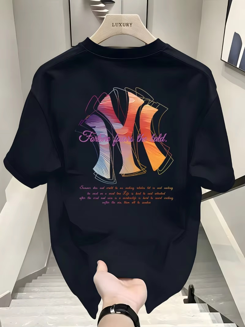 เสื้อยืดลายกราฟิกสีไล่ระดับสไต - Brand Of Streetwear บทวิจารณ์และราคา