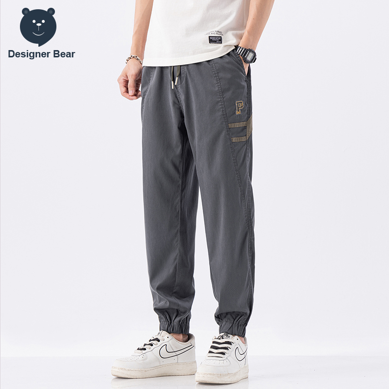 กางเกงฮาเร็มคาร์โก้ผู้ชาย แบรน - Streetwear Brand Joggers บทวิจารณ์และราคา