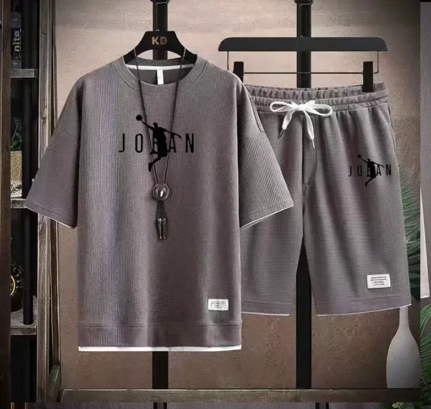 ชุดเซ็ต 2 ชิ้นสำหรับผู้ชาย ฤดู - Streetwear Outfit Brand บทวิจารณ์และราคา