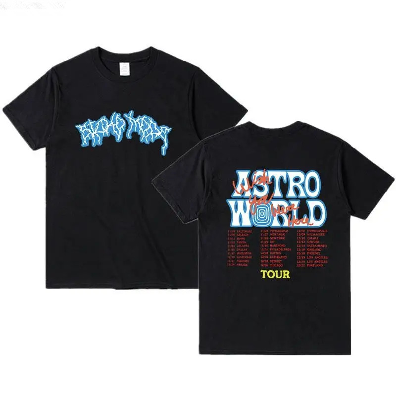 เสื้อยืดฮิปฮอปฤดูร้อนใหม่ ลายแ - Cactus Jack Tee บทวิจารณ์และราคา
