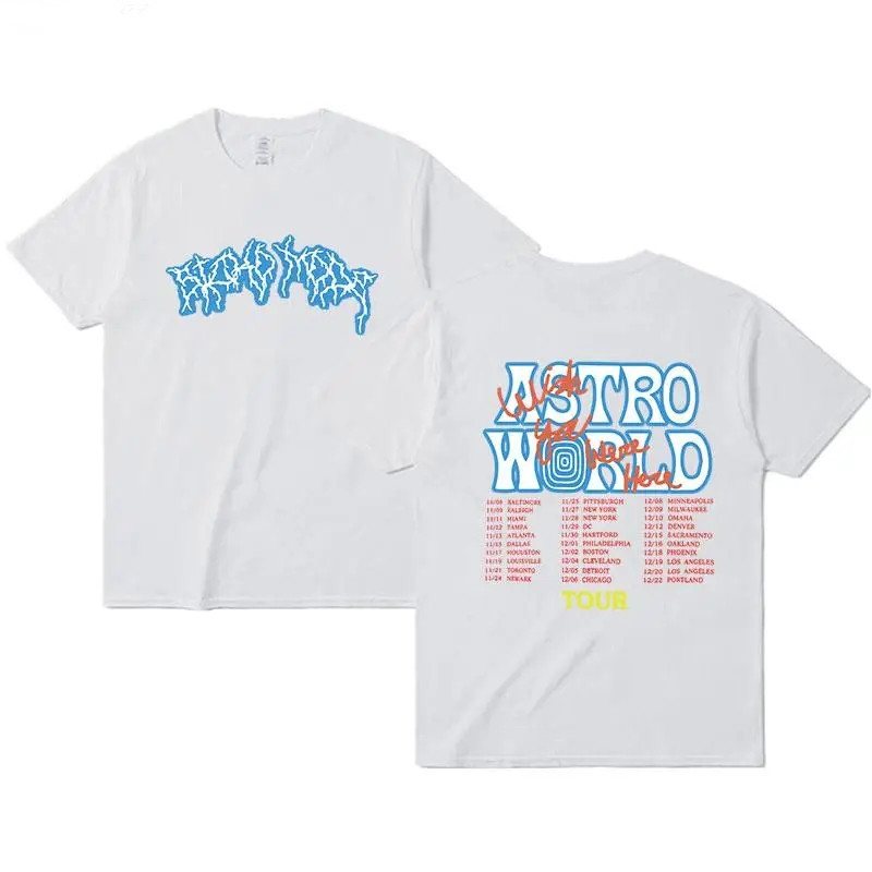 เสื้อยืดฮิปฮอปฤดูร้อนใหม่ ลายแ - Cactus Jack Tee บทวิจารณ์และราคา