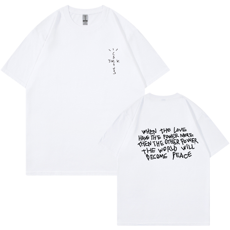 ใหม่แคคตัสแจ็คTshirtน่ากลัวStr - Cactus Jack Tee บทวิจารณ์และราคา